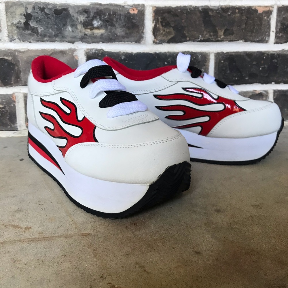 Brand New UnWorn Volatile Flame Platform Shoes